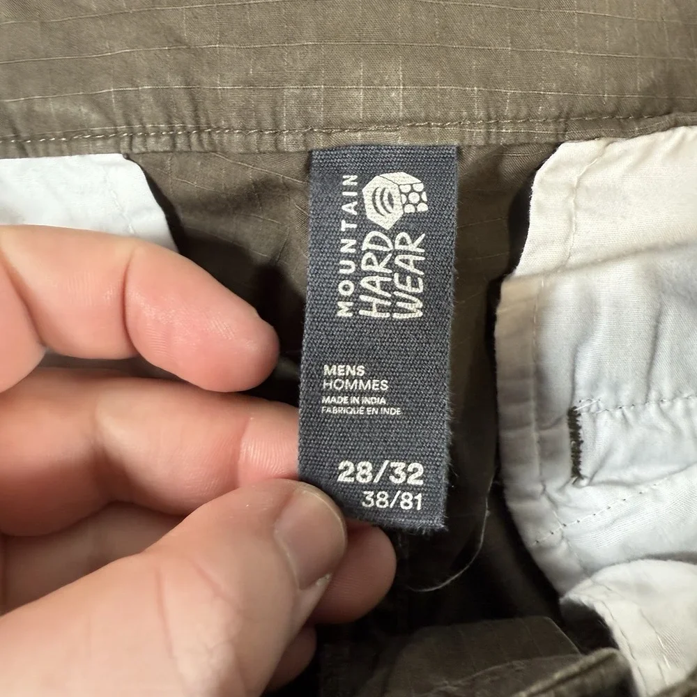 Mountain Hardwear Pants Mens 28x32‎ (Fits 28x30) Ripstop Hiking Pants Outdoors